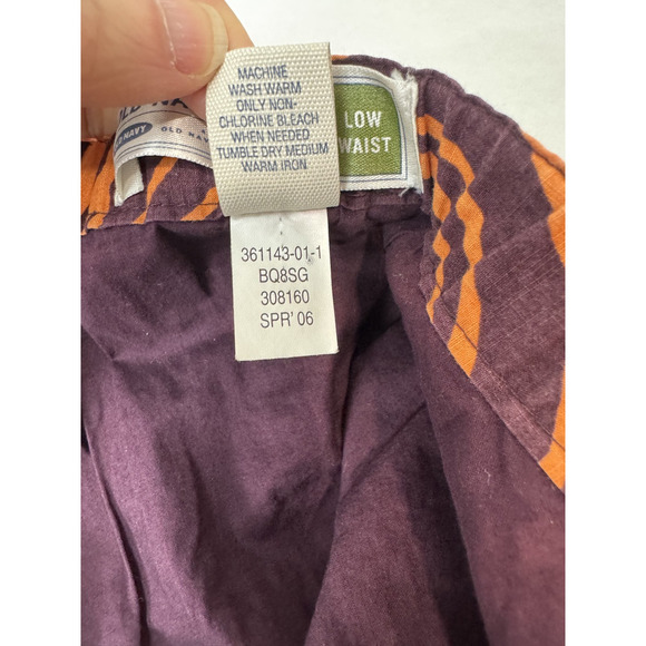 Y2K Boho Skirt Beaded Drawstring Tribal Twee 2006 Cotton Lined Vintage Size 4 - Picture 7 of 8